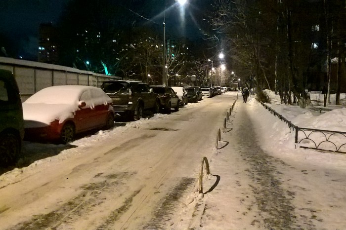 Уборка снега, Ново-Спортивная
